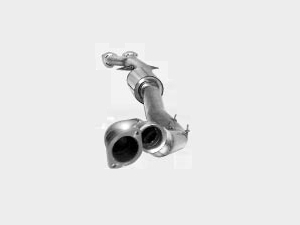 ECHAPPEMENT SPORT (non homologué) : Silencieux AV Inox  - 627.93 HT