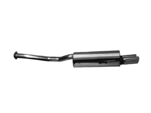 Silencieux AR avec sortie double OO 2 x diamètre 76mm (raccord montage inclus)- 508.61 HT 