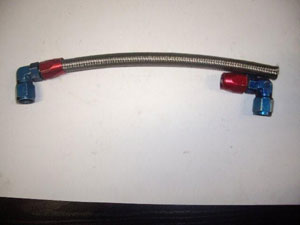 Tuyau et raccords Alu de liaison entre vase et durite inférieure - 45.15 HT