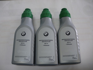 Bidons 0.5L huile spéciale pont (préconisé BMW) pour pont bruyant pendant manœuvres 3 bidons x 41.67 = 125.01 HT