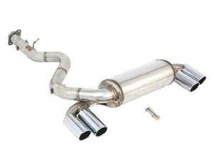 Silencieux HARTGE en INOX avec double embout de sortie ronde (diam 80 mm), G et D sans homologation ABE/CEE (Sound +)- 2256.69€ HT