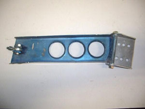 Pédale accélérateur Alu avec support / boulonnerie / rotule et dé - 259.00 HT