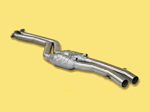 Silencieux AV avec catalyseurs métalliques droite + gauche - 2659.00 HT