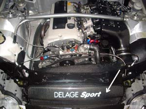 Buse air AV Carbone sur radiateur - 341.97 HT