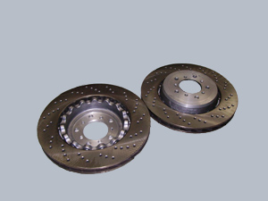 Disques de frein AV (diamètre 337/28) Percés et renforcés 