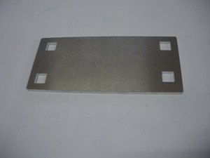 Plaque alu prédécoupée embout de longeron - 15.00 HT