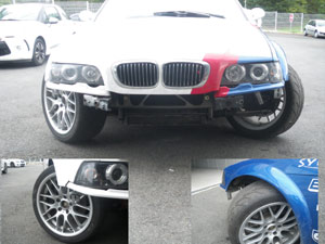 KIT TRAIN AV E36 DRIFT : adaptable avec crémaillère origine et ailes AV XXL fournir triangle AV origine et 2 fusées AV origine ou échange standard)- 2090.30 HT