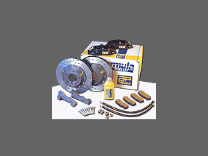 Kit freinage AV  complet : Etriers AP 6 pistons avec supports / disques diam. 355 / plaquettes HP / kit aérokip / loockeed - 2559.36 HT