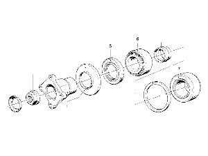Joint de nez de pont (pièce N° 5)- 26.00 HT