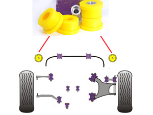 Kit 2 silentblocs AV de traverse renforcés - 105.52 HT