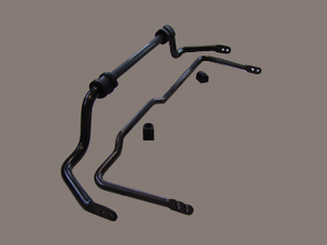 Kit barres stabilisatrices AV et AR (gros diamètre) avec silentblocs durs (pour montage origine) *Réglable 2 positions - AV diamètre 27 et AR diamètre 21 - 422.24 HT 