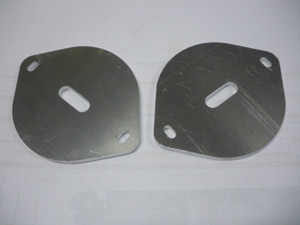 Platine alu support silentbloc moteur = 2 x 48.00 = 96.00 HT