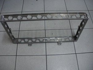 Cadre alu support radiateur - 380.00 HT