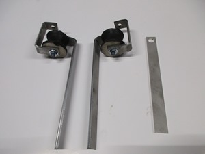 Kit support inox ligne échap. GR.A comprenant 2 supports de silencieux avec silentblocs et support de double Y sur cloche - 68.00 € ht