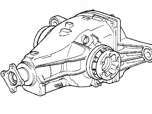 Pont complet rapport 3.64 en échange standard (rapport origine 3.46 bte manuelle)- 1540.87 HT