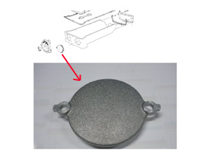 Couvercle de fausse culasse côté Admission - 34.26 HT