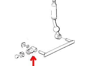 Articulation de tige commande levier à vitesse - 32.00 HT