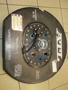 Réservoir souple rond 45 litres, adapté à notre montage (avec jauge et accessoires) - 1280.00 HT