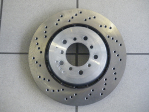 Jeu de disques de frein AV origine 345/28 - 2 x 435.36 = 870.72 HT