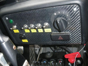 Plaque console Carbone (non percée)- 55.02 HT