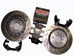 Kit disques de frein AV (diamètre 337/28) avec supports étrier et jeu de plaquettes (1817) - 1221.00 HT