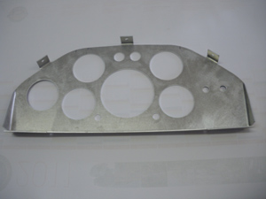 Plaque instrumentation Alu nue à peindre ou pose feutrine - 115.00 € HT