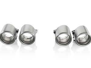 Sorties à monter sur silencieux AR AKRAPOVIC en Titane diamètre 85 mm - 1039.50 HT 