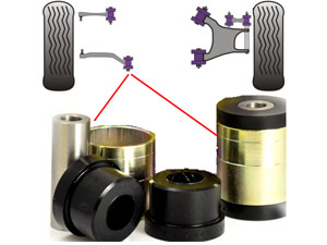 Kit 2 silentblocs AR Fixes de Bras Renforcés - 69.05 HT